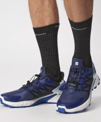 Salomon Supercross 4 Erkek Koşu Ayakkabısı - Blue Print/Black/Lapis Blue