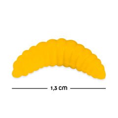 Silikon Kurt Sahte Balık Yemi - Kokulu - L Maggot - Turuncu - Power Bait (9956)