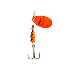 Alabalık Turna Döner Olta Kaşığı- Alpha - Fluo Orange - No:3