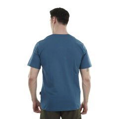 Erkek Tişört - Pamuklu Spor Tişört - Vortex - İndigo