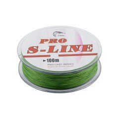 İp Örgü Misina - 4 Kat - Pro S-Line - 100mt - 0.20mm - 9,99kg Çeker