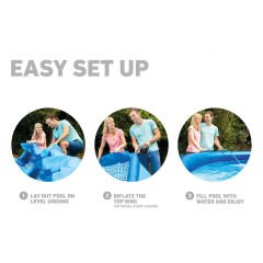 Şişme Aile Havuzu - Intex - Easy - 244 x 61 cm (28106)