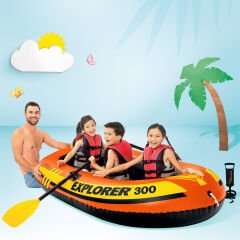 Şişme Bot Seti - Intex - Explorer 300 - 211cm - 2 Kişilik (58332)