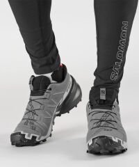 Salomon Speedcross 6 Erkek Koşu Ayakkabısı - Quiet Shade/Black/Pearl Blue