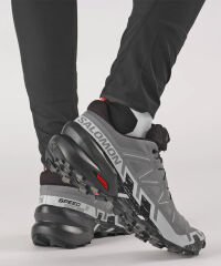 Salomon Speedcross 6 Erkek Koşu Ayakkabısı - Quiet Shade/Black/Pearl Blue