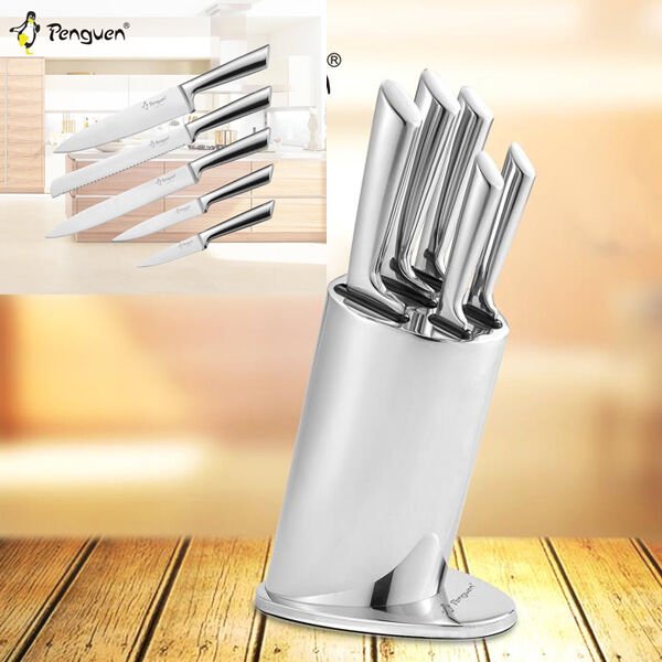 Mutfak Bıçak Seti - 6'lı  - Vera - Inox - Penguen (PNG-1801)