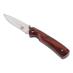 Katlanabilir Cep Çakısı - Ahşap Saplı - Taşıma Kılıflı - SW-386