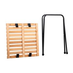 4 Adet Katlanır Kamp Sandalyesi ve Masa Seti - Rock - Lacivert - Bardaklıklı - 140 KG
