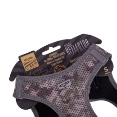 Doggie Havalı Dokuma Reflektörlü Küçük Irk Göğüs Tasması Camo 32-38 cm(ARG-S)
