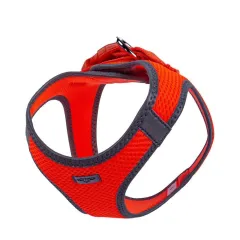 Doggie Havalı Dokuma Reflektörlü Küçük Irk Göğüs Tasması Orange 32-38 cm(ARG-S)