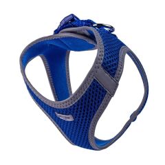 Doggie Havalı Dokuma Reflektörlü Küçük Irk Göğüs Tasması Mavi 42-48 cm (ARG-L)