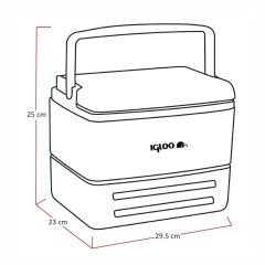Buzluk - Igloo - EliteCore - 8.2 lt - Kırmızı - 300724