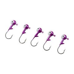 Jighead - Zoka - Kurşunlu Olta İğnesi - (XH-A 02) - Mor Beyaz - 6 Gr