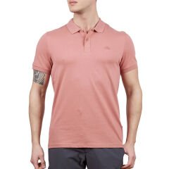 Erkek Polo Yaka Tişört - Pamuklu Spor Tişört - Stratus - Gül Kurusu (600303)