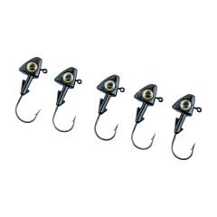 Jighead - Zoka - Kurşunlu Olta İğnesi - (XH-A 07) - Siyah - 10 Gr - 5 Adet